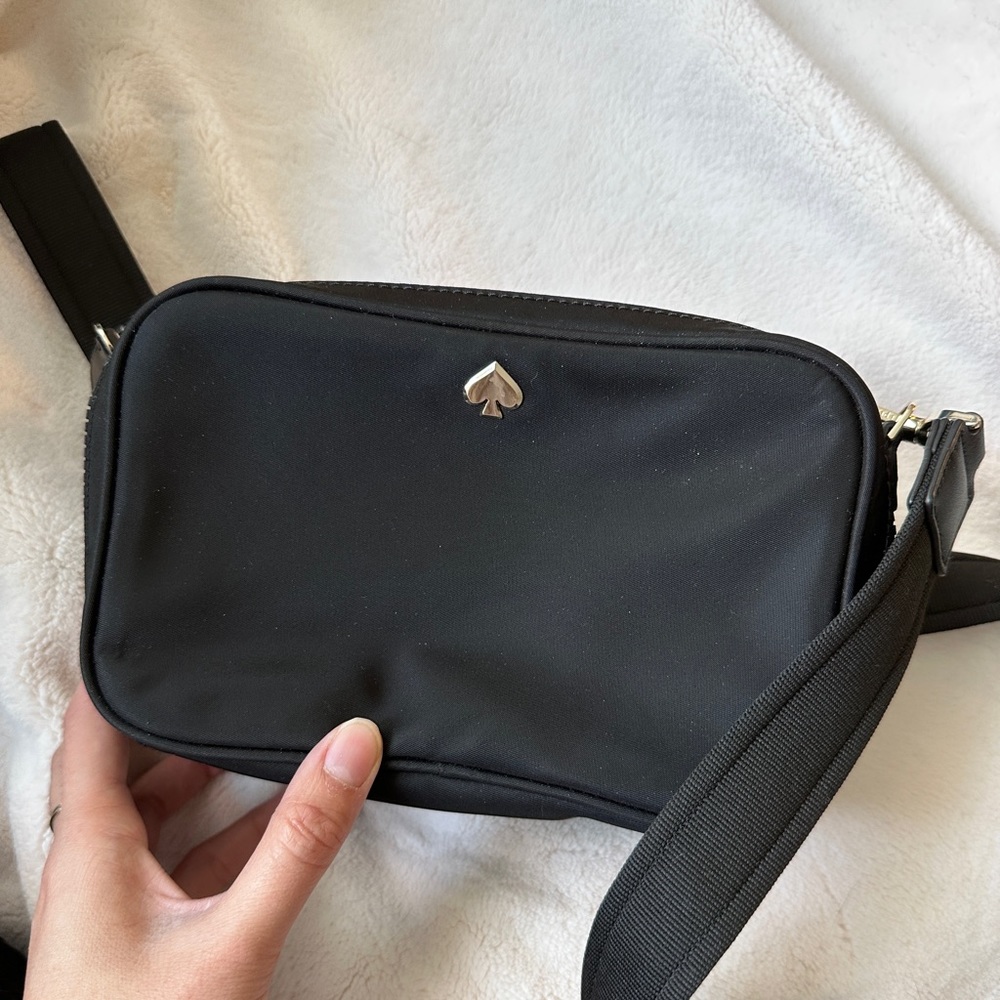 Kate Spade Black Jae Small Nylon Camera
Crossbody Bag